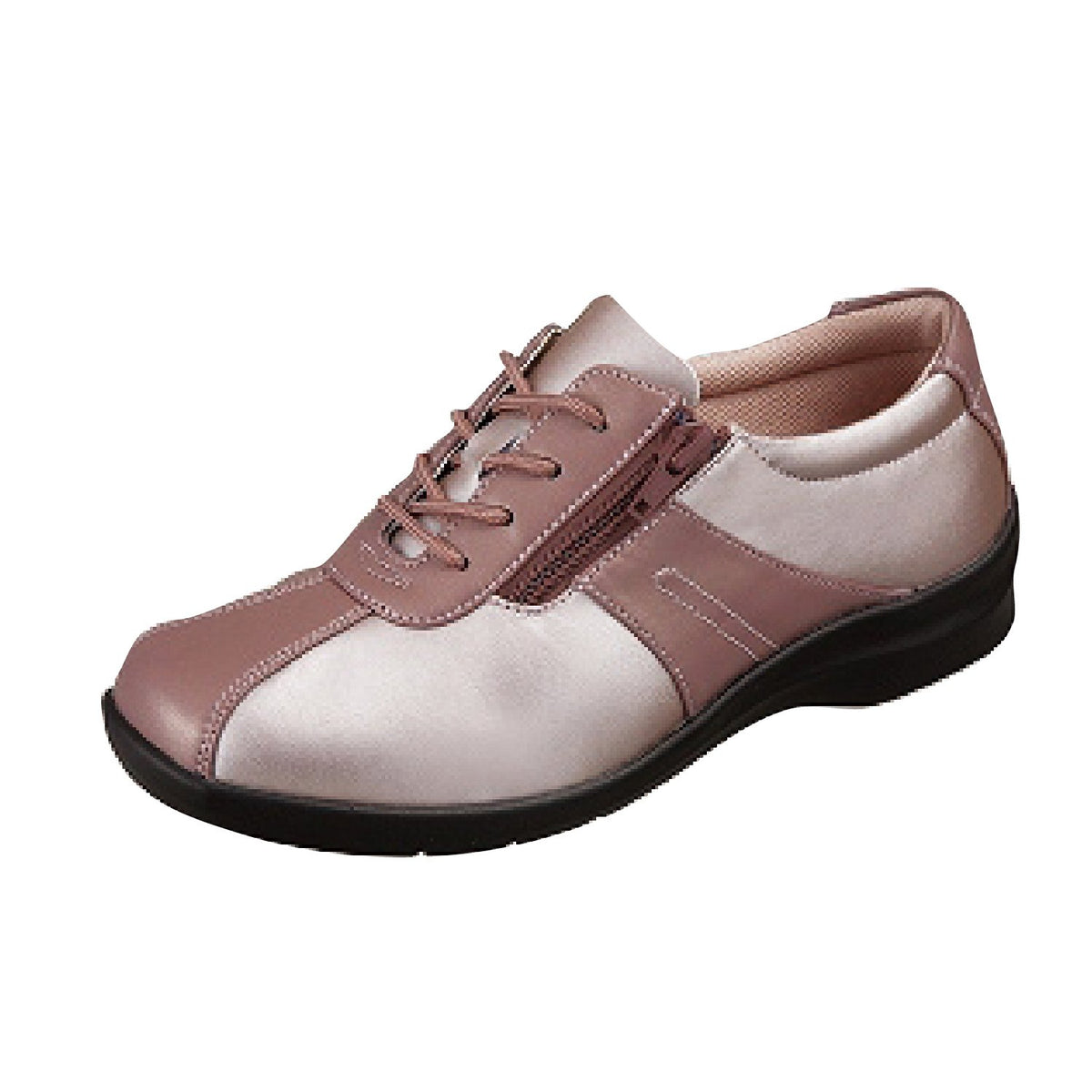 Eve Women's 195 Comfort Shoe Wide Lightweight Zipper - pink -