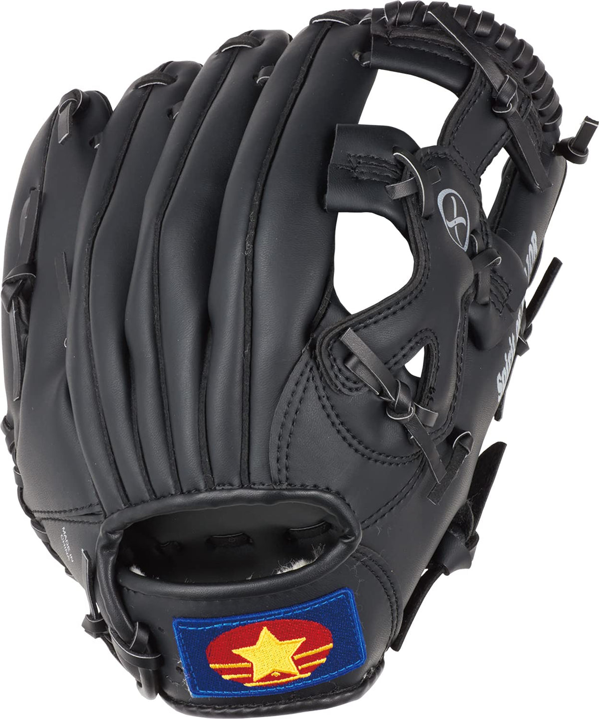 Unix BG8035 Mikel Smith Soft Baseball Gloves, Black (1), Left Throwing (RH)