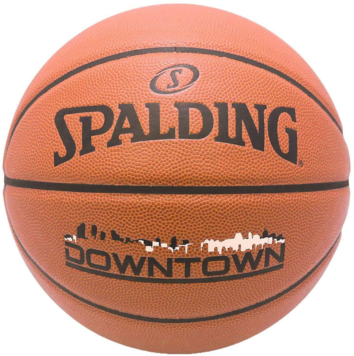 Spalding Downtown 76-716J No. 6 Synthetic Leather Basketball Brown