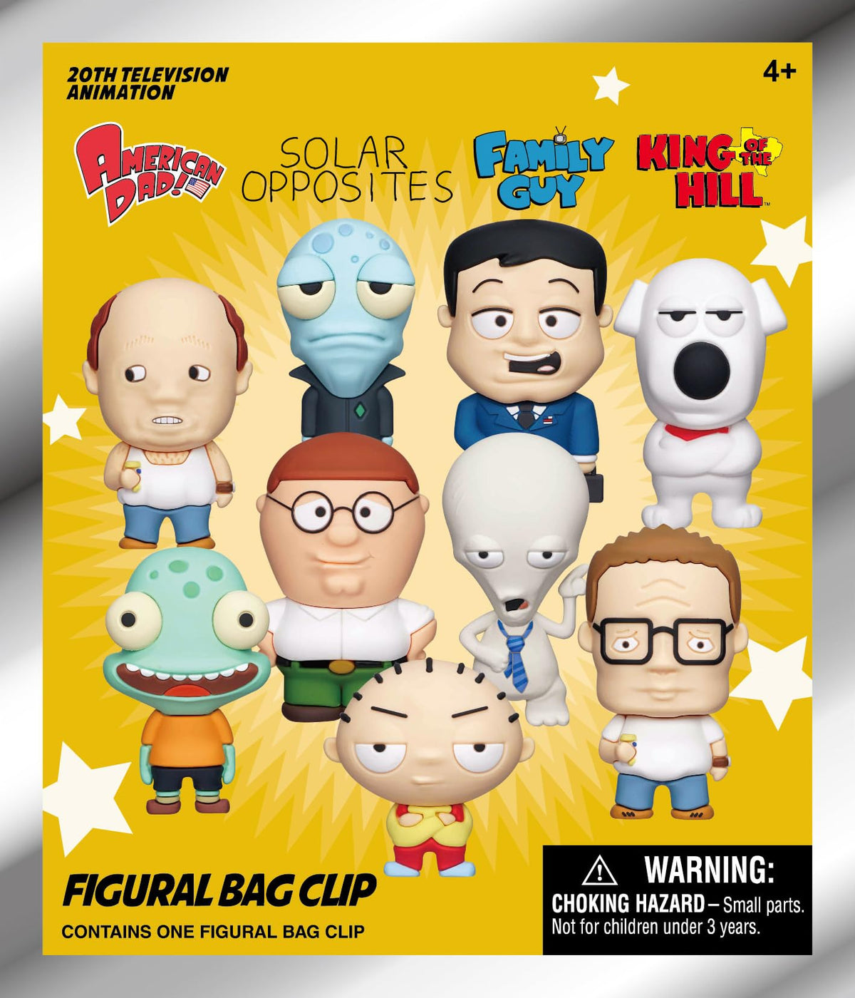 FX Animation Series 1 – 5" Collectible Bag Clip – Blind Bag (ONE Random Figure) – TV Animated Character Keychain/Backpack Accessory | Official Licensed Merchandise