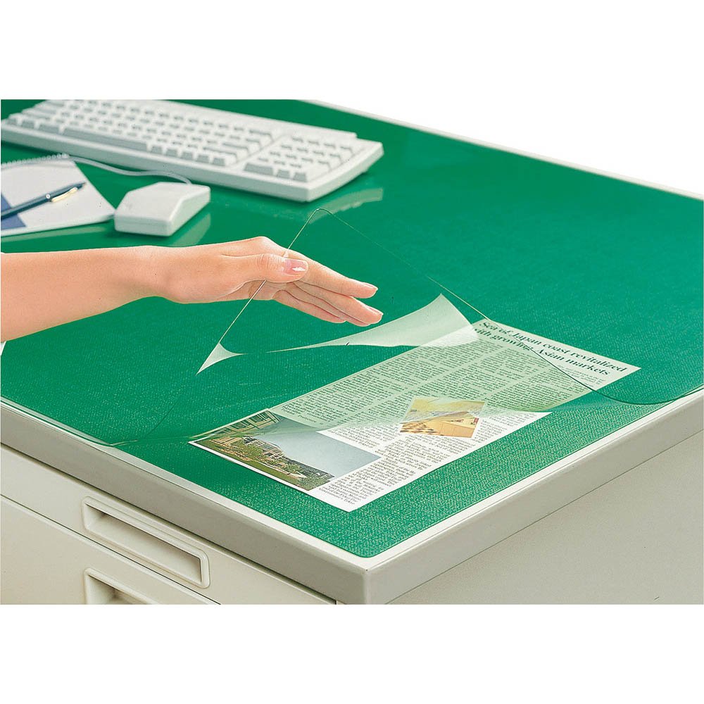 Polyethylene foam Ma-1216G: Yes underlay PVC-P transparent green luster: Kokuyo desk mat soft economy type underlay with overlay (japan import)