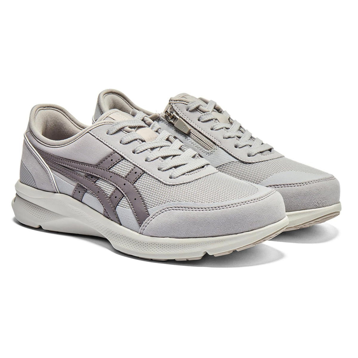 Wellness Walker Asics Walking Shoes Hadashi Walker 3E Men's, Light Grey/Dark Gray 056, 28.0 cm