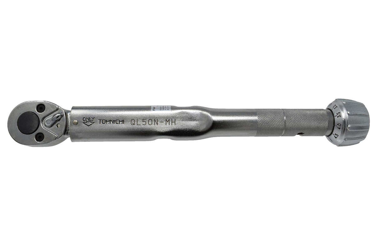 Tohnichi Adjustable Torque Wrench QL50N-MH, 10-50 Nm