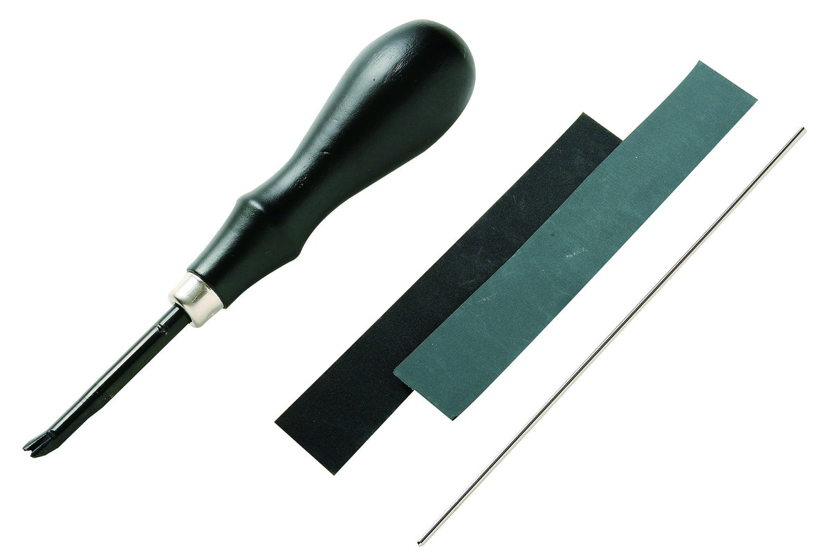 Craft Sha KS Series Leathercraft Edger Bevelling Tool 1.4mm No.4 Deluxe Leather Edge Beveler, to Smooth Edges & Corners in Leatherwork