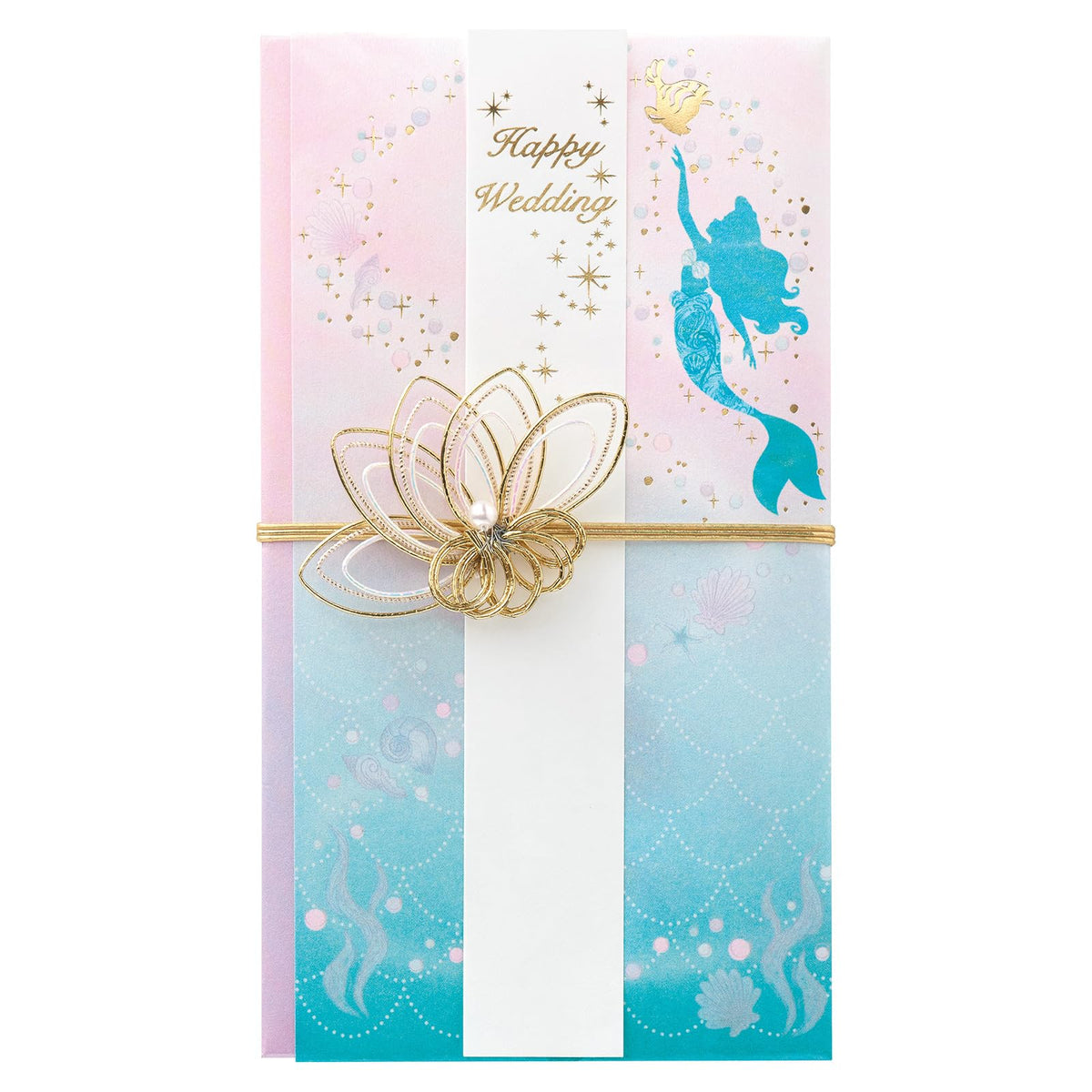 Maruai Ki-DS07 Disney's Wedding Gift Bag, Ariel, 1 Piece