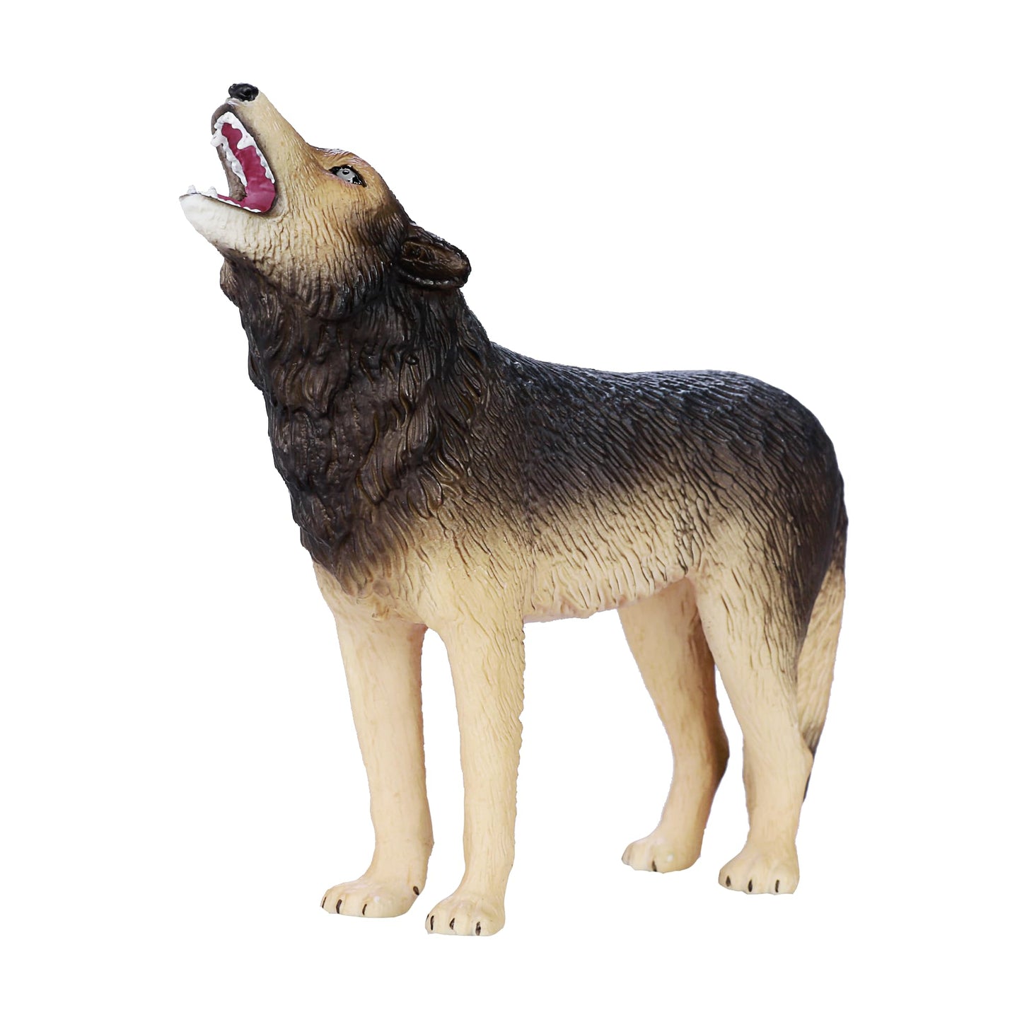 MOJO - Timber Wolf Howling | Hand-Painted Toy Figure | North American Woodland Collection | True to Life & Highly Detailed | Designed in UK