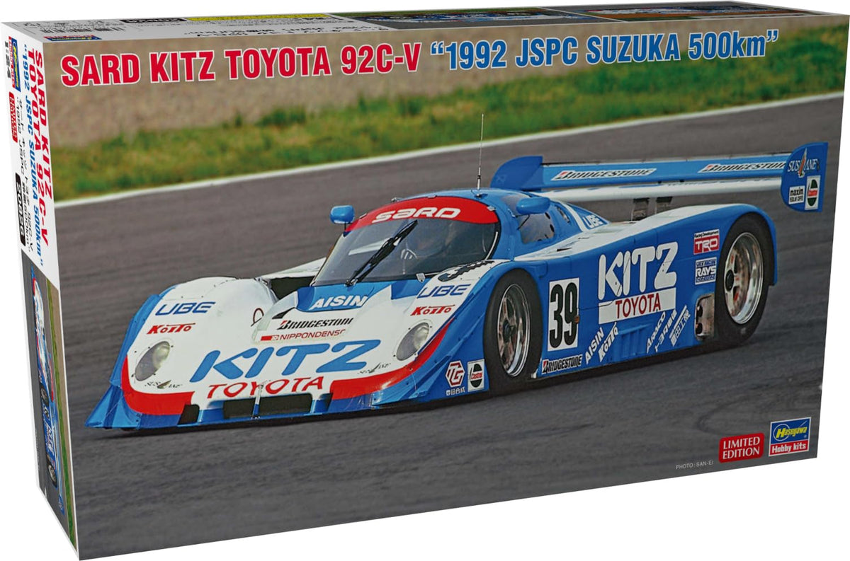 Hasegawa 20826 1/24 Third Kits Toyota 92C-V "1992 JSPC Suzuka 1992 miles (500 km)" Plastic Model