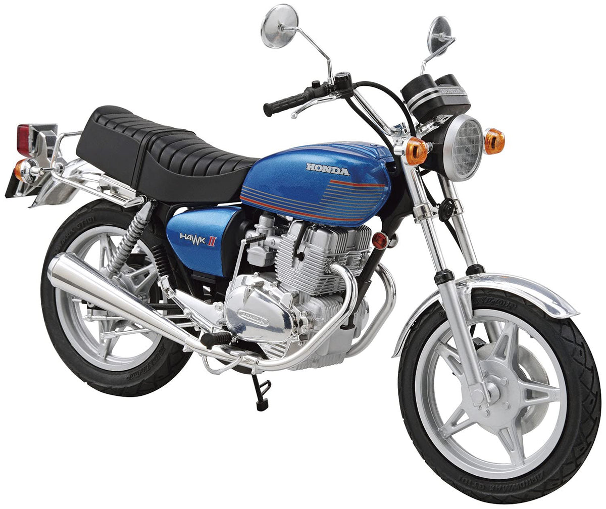 Aoshima 1/12 The Bike Series No.15 Honda CB400T Hawk-II 1977 Plastic Model