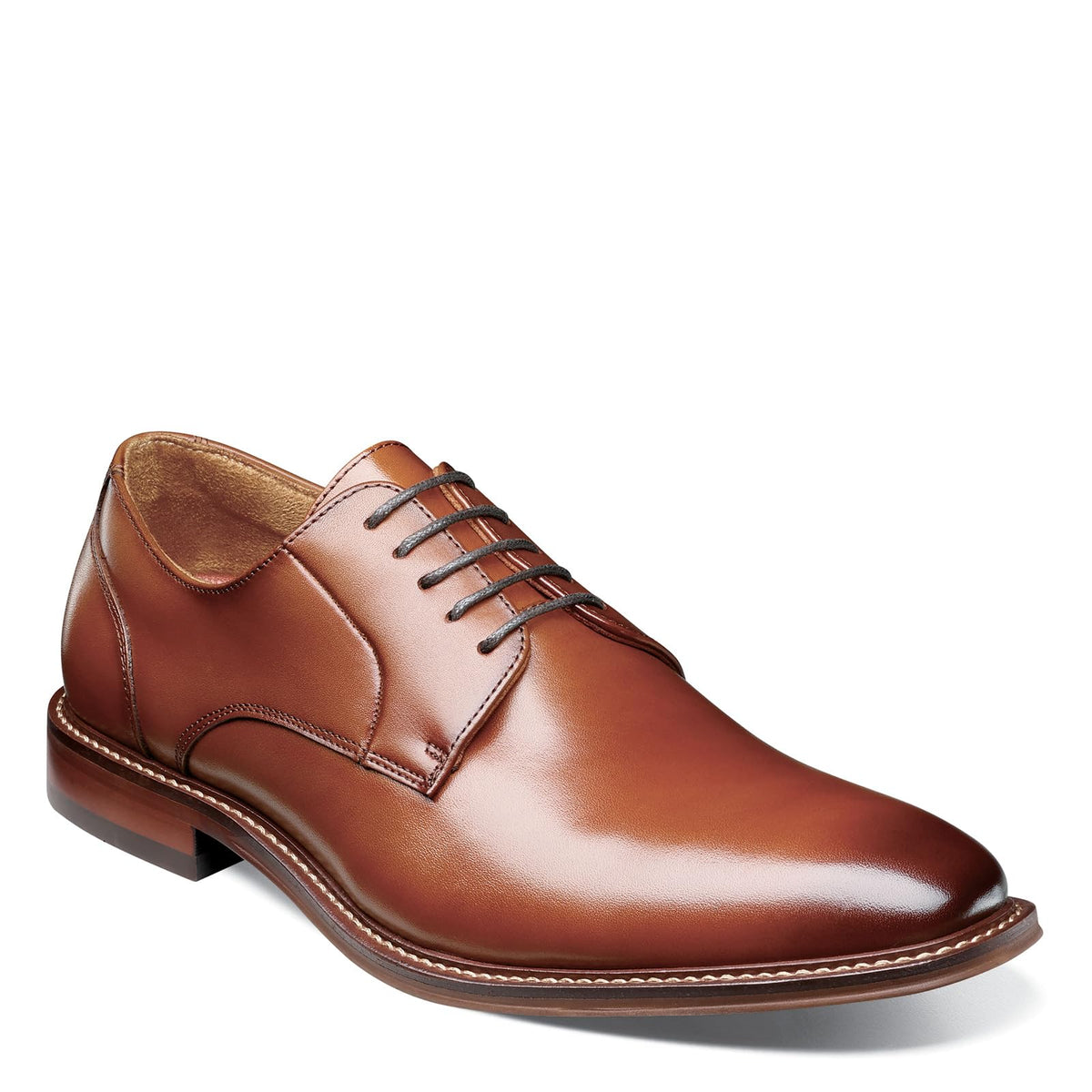 Stacy Adams Marlton Plain Toe Oxford Cognac 13 M