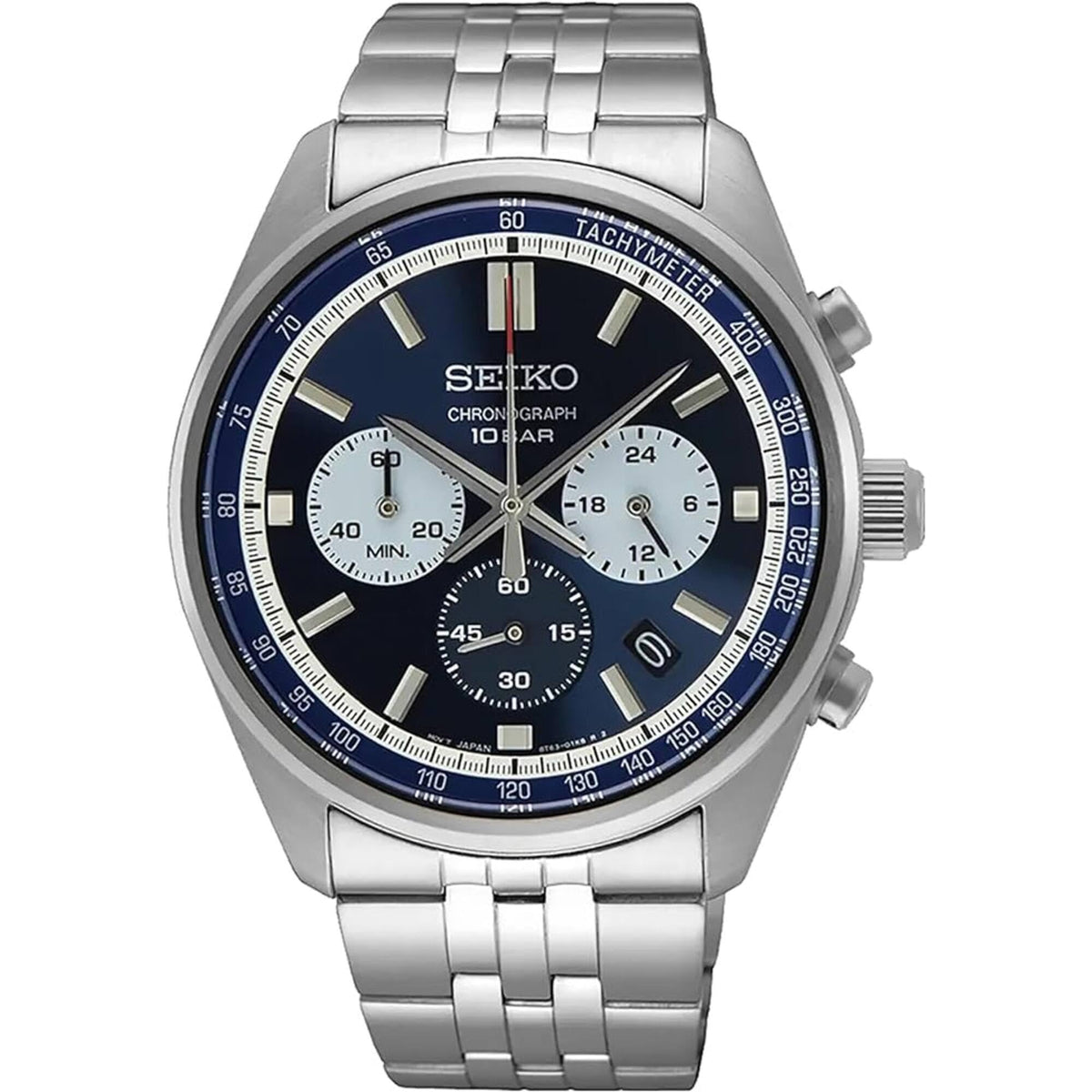 SEIKO Chronograph Quartz Blue Dial Men's Watch SSB427P1