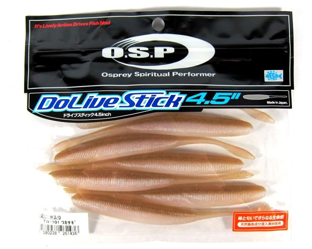 OSP Soft Lure Dolive Stick 3 Inches TW-101 (5559)