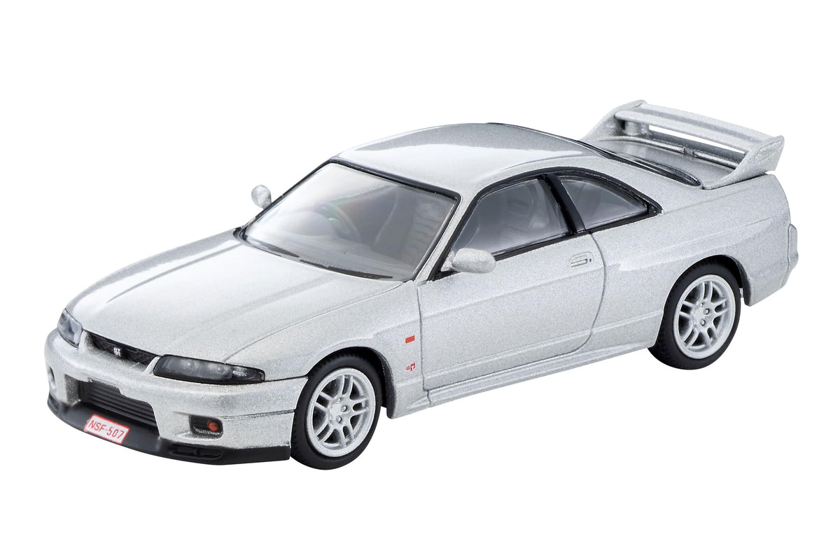 TOMYTEC Tomica Limited Vintage Neo 1/64 LV-N308b Nissan Skyline GT-R Nürburgring Time Attack Car, Silver, Finished Product