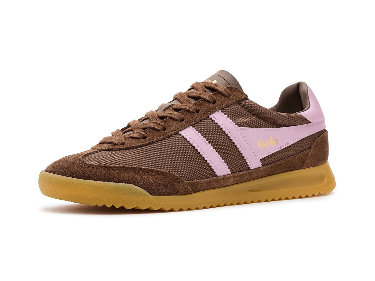 Gola, Women's, Tornado, Dark Brown/Candy, 7.5, Medium