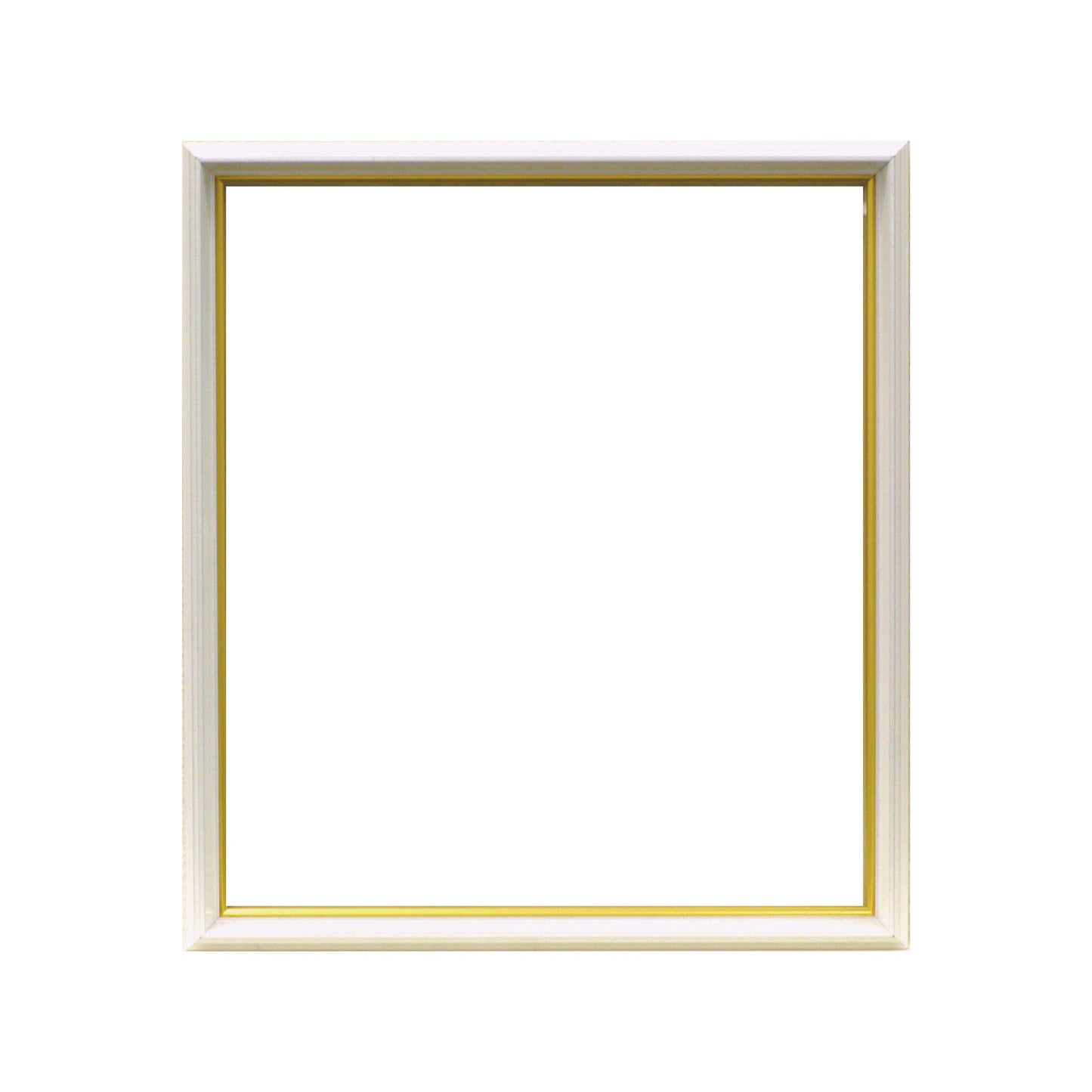 大額(Daigaku) Large Frame 4953 Colored Paper Frame (9.5 x 10.7 inches (242 x 272 mm), 8 x 9 Glass, White