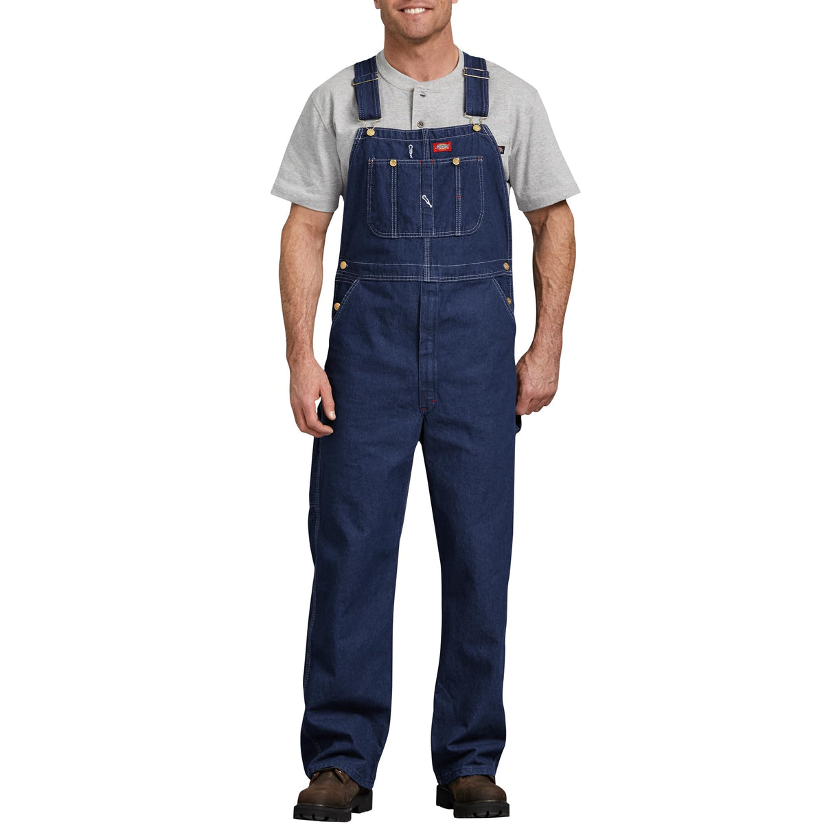 Dickies Men's Big Bib Overall, Blue, 48x30