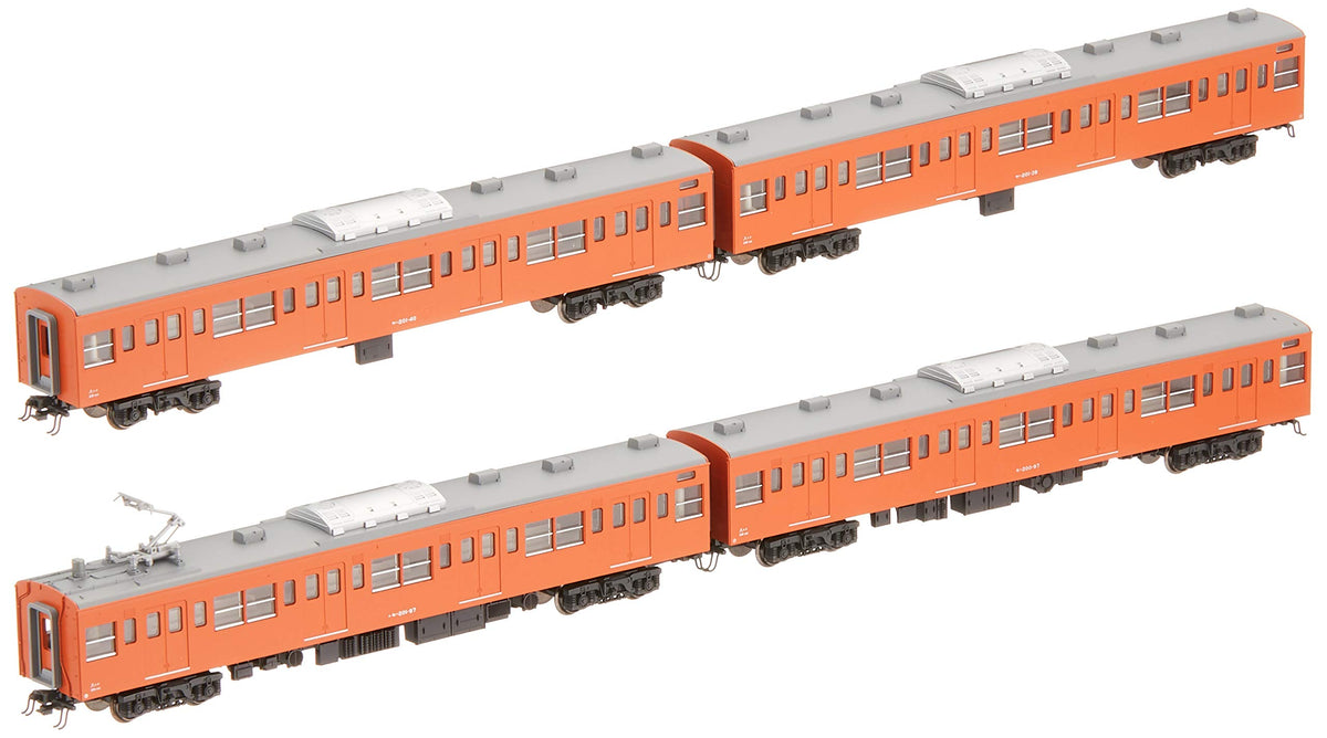 KATO N Gauge 201-based Center line Color T Organized Four-car hematopoiesis Set 10-1552 Model Railroad Train