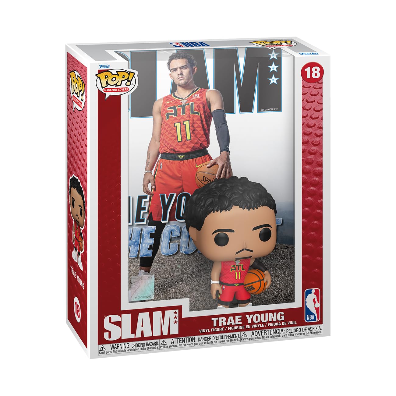 Funko POP! NBA Cover: Slam – Trae Young - Collectable Vinyl Figure - Gift Idea - Official Merchandise - for Kids & Adults - Sports Fans - Model Figure for Collectors and Display