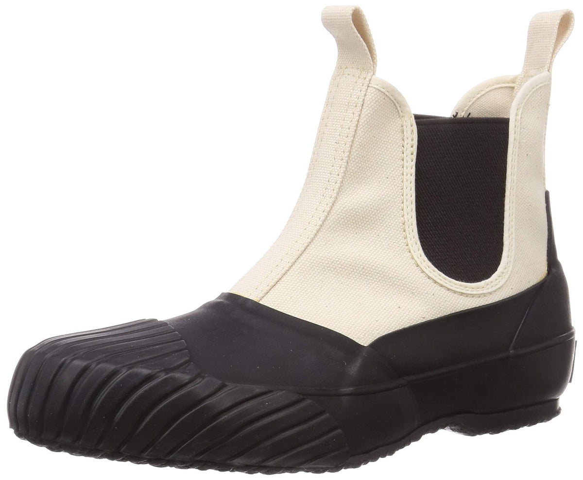 Moonstar Lifestyle ALW SIDEGOA All-Weather Boots, Made in Japan, Vulcanized Construction, Beige/Black, US Men's 6.5 (22.0 cm), 2E