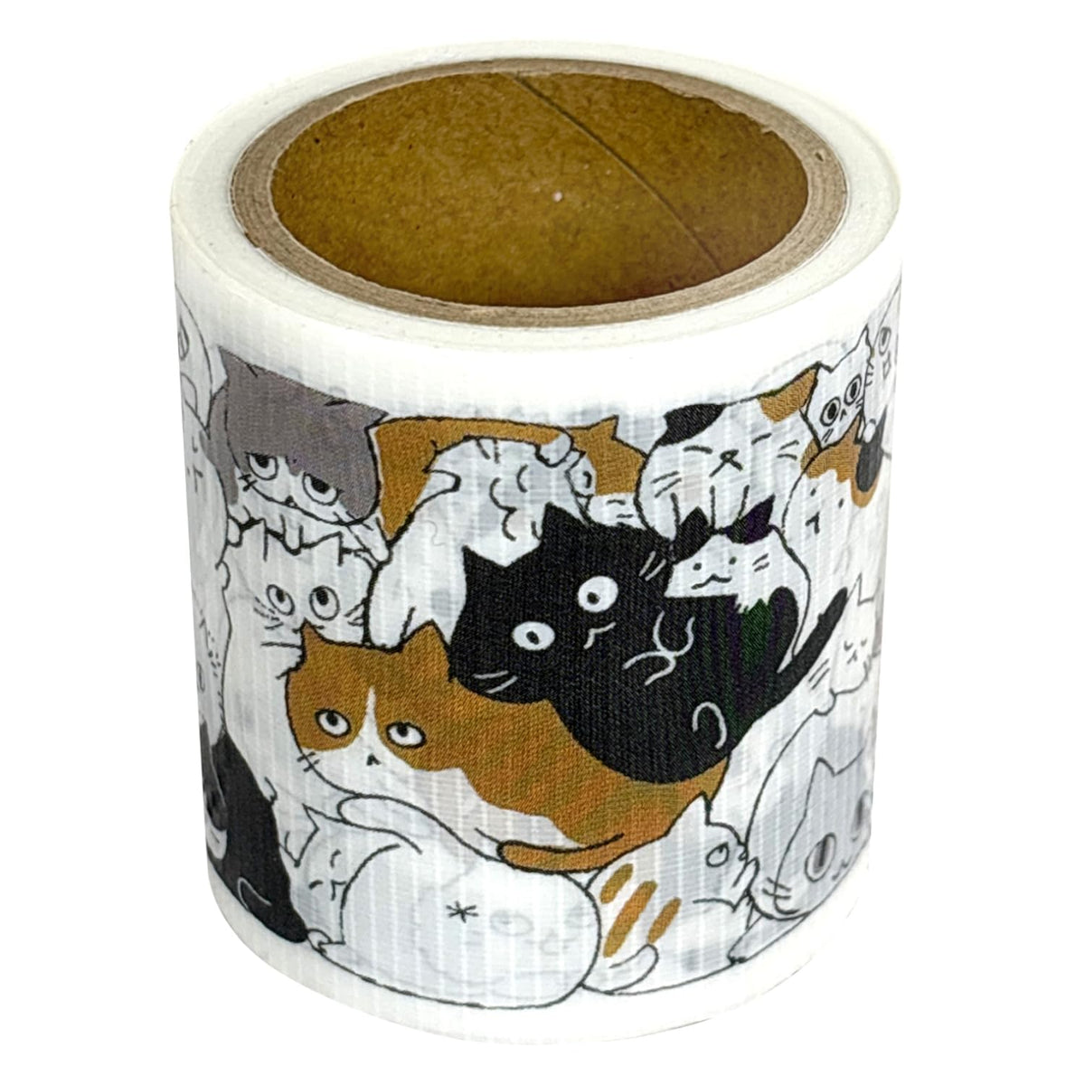 シール堂 Sealdo Ks-yj-10004 Nekonekone Cat Cure Tape, Removable, Hand Cut, Shinzi Katoh 1.8 inches (45 mm) Wide, 9.8 ft (3 m) Roll, Made in Japan