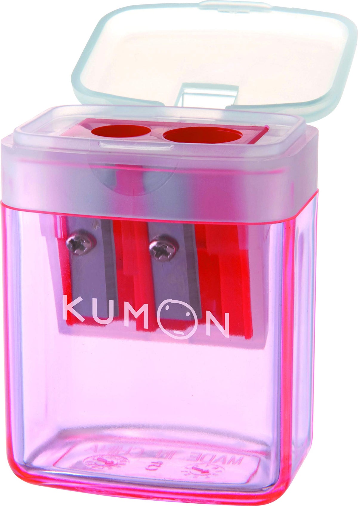 Kumon Publishing SE-57 Pencil Sharpener, Children's Pencil, Red, Kindergarten Entrance Ceremony, Kids, Learning