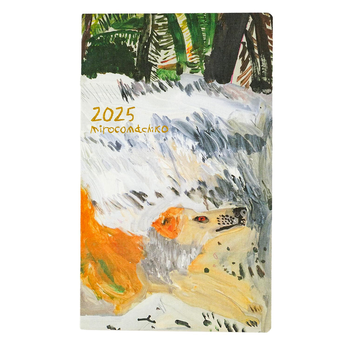 Greeting Life Mirocomachico 2025 B6 Slim Monthly Pepper Cover Dog CD-1331-MR (Begins December 2024)