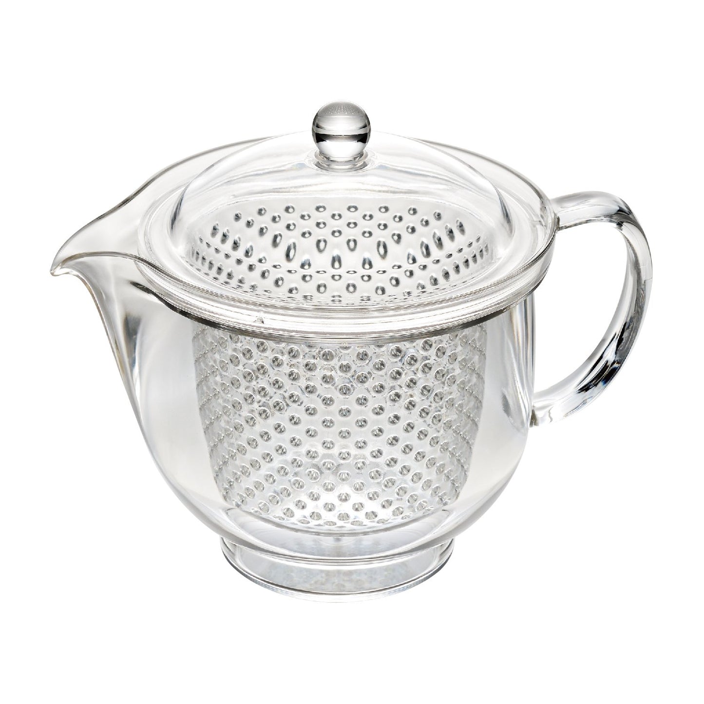 Akebono TW-3717 Lightweight Unbreakable Teapot, 16.2 fl oz (480 ml), Tritan Resin, Clear Teapot, Large Size, Made in Japan