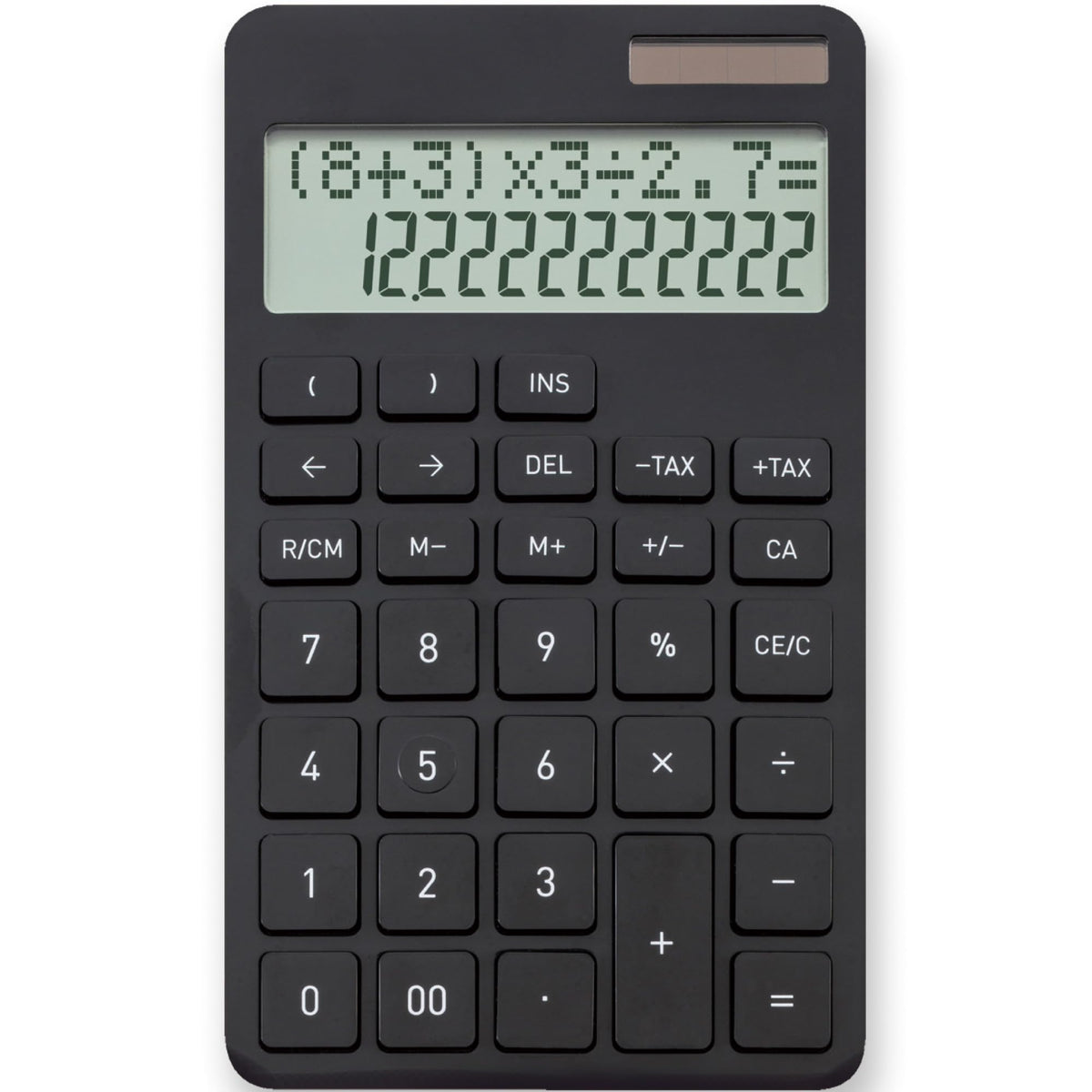 Calculator, Formula Display Calculator, Supports () Calculations, Black, C1258BK (Black)