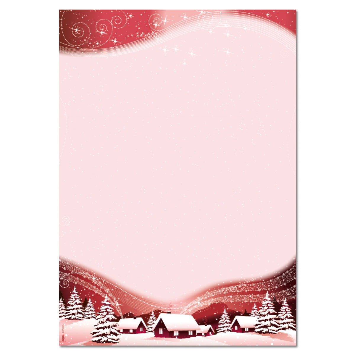Sigel DP036 Christmas Motif Papers, Silent Night, 60.8 lbs, 100 Sheets
