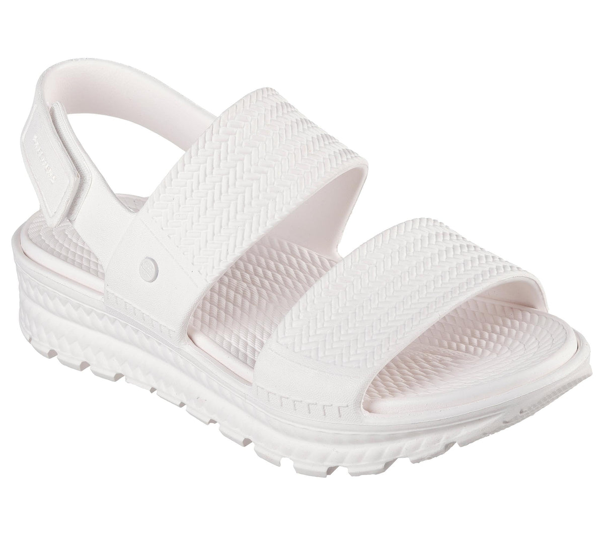 SKECHERS Women Foamies Arch Fit Footsteps - Sunny Days White 6 Medium