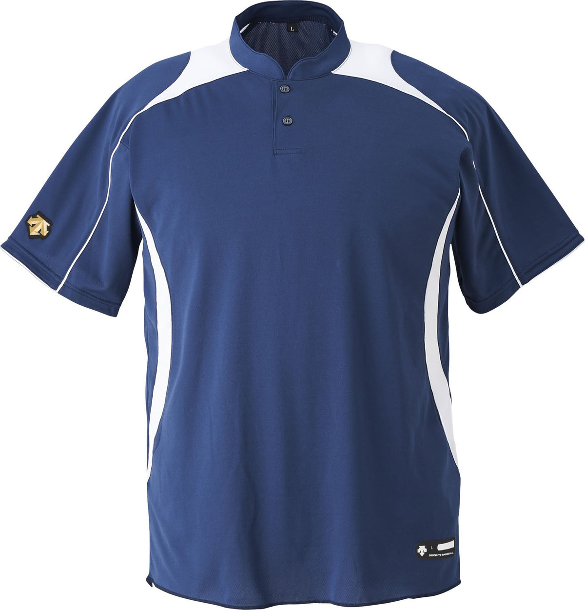 DESCENTE DB110B Baseball Collar 2 Button Shirt