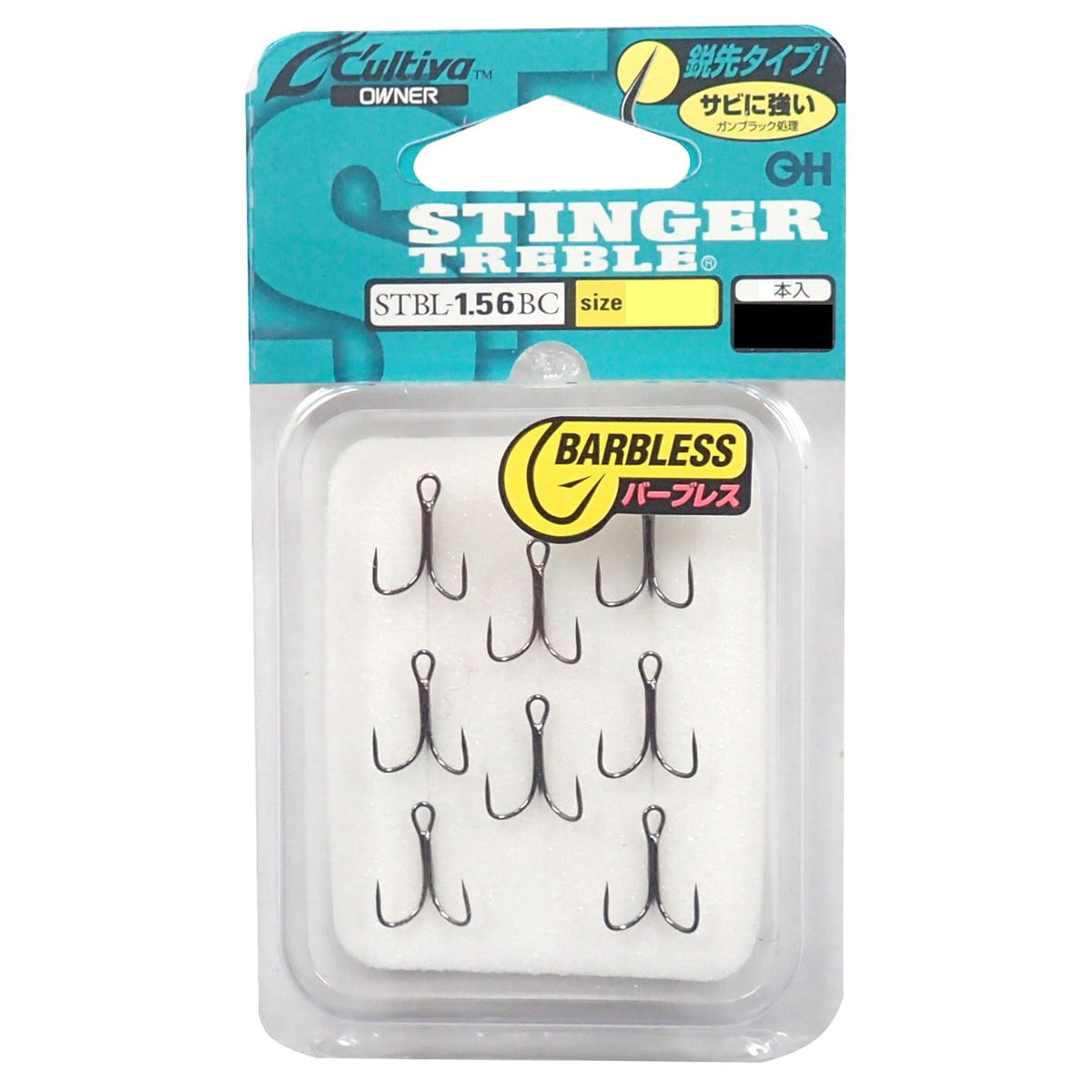 Owner STBL1.56BC Triple Hook Cartiva Stinger No. 1637