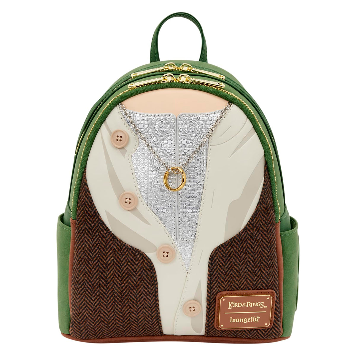 Loungefly Warner Bros.: Lord of the Rings - Frodo - Mithril Cosplay Mini Backpack - Collectible Bags