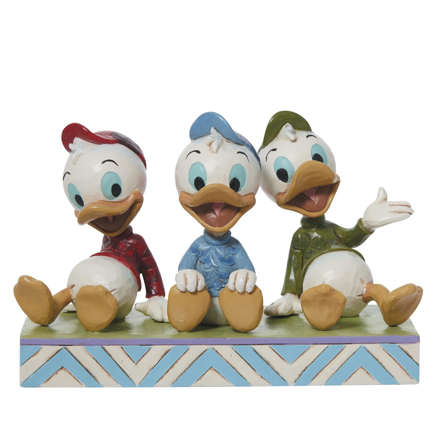 Enesco Jim Shore Disney Traditions Huey Dewey and Louie Sitting Figurine 6.5 in