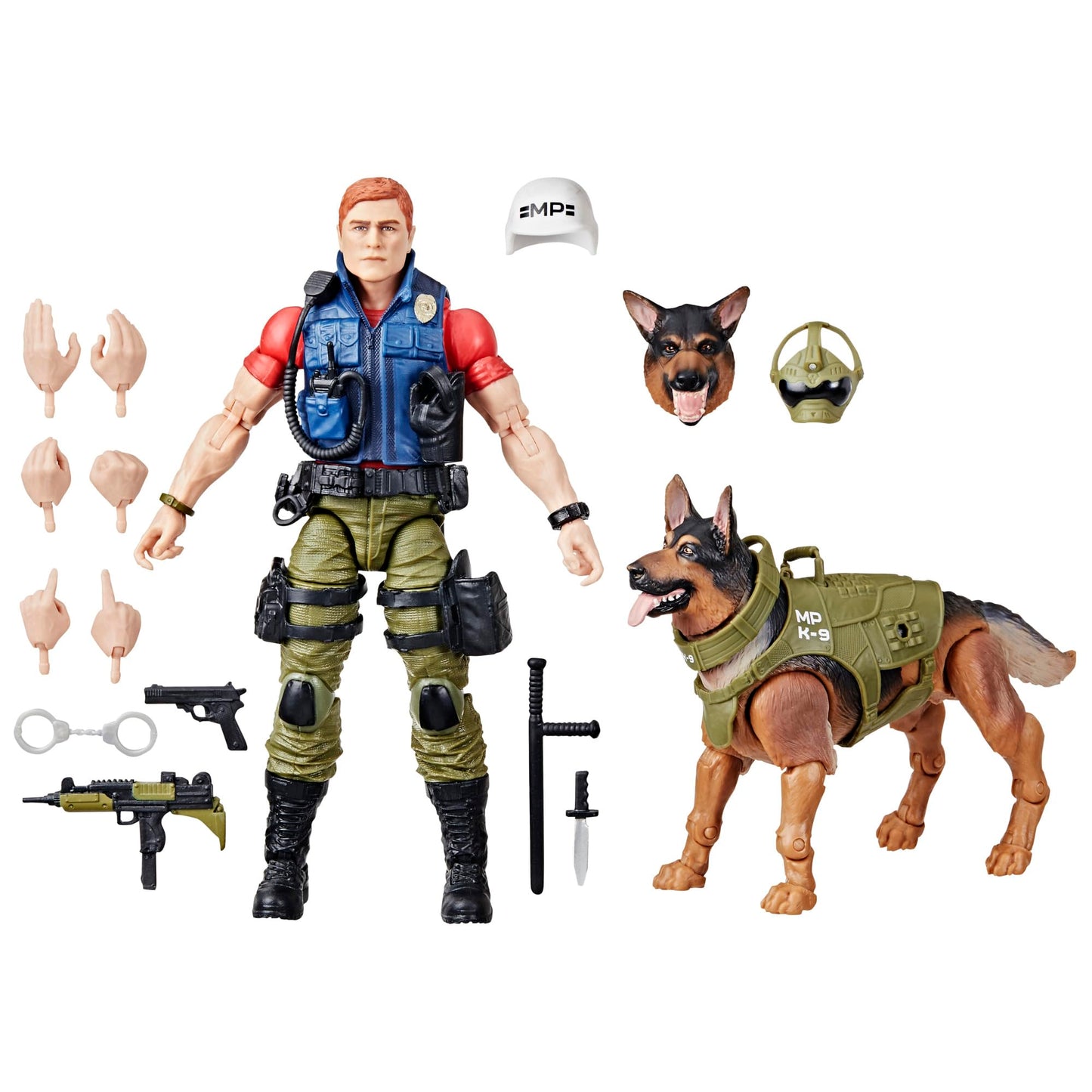 G.I. Joe Classified Series #157, Christopher Law Lavigne & Order, Collectible 6 Inch Action Figure & German Shepherd Dog Figure with 14 Accessories