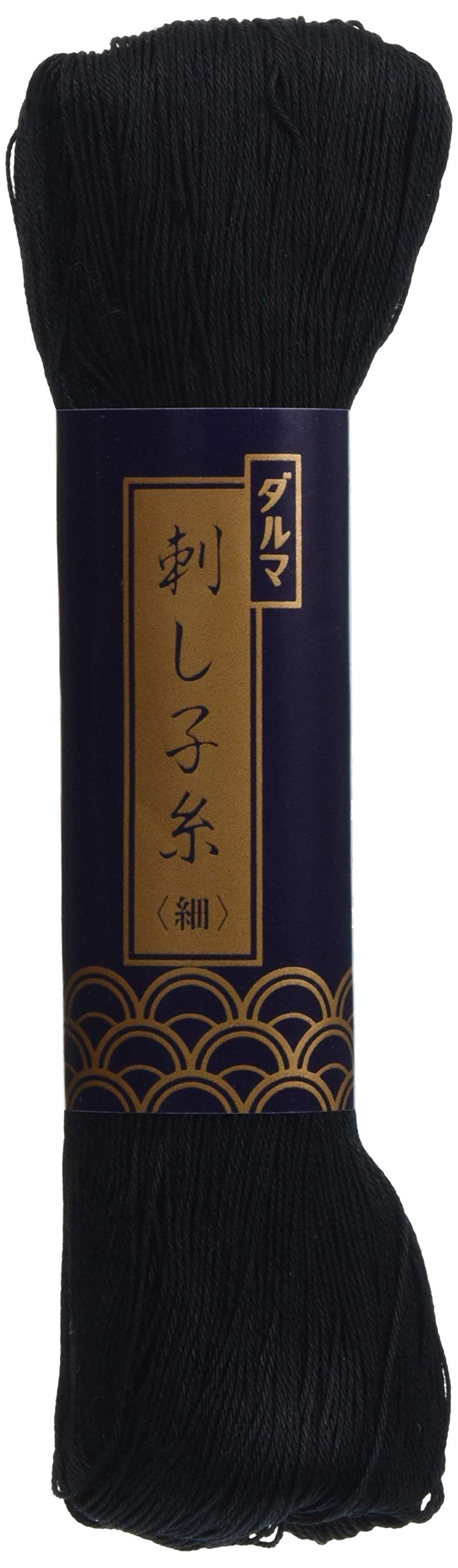 Yokota Sashiko Thread Thin 170 Meters (Japan Import) (Black)