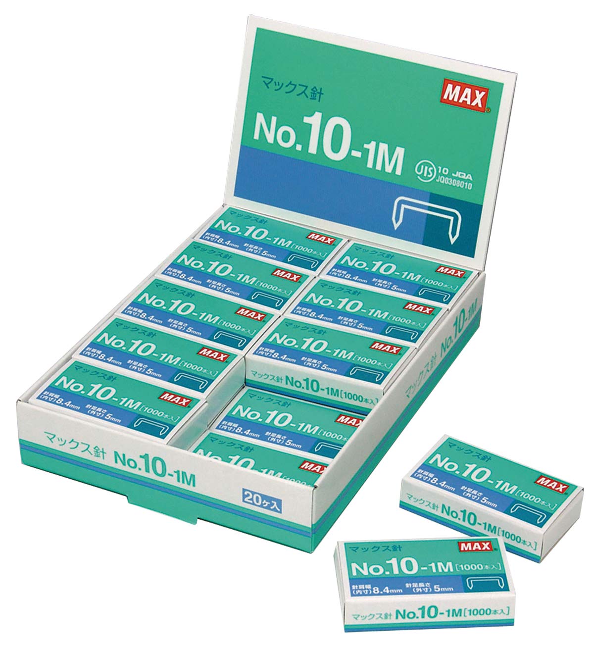 Max Stapler, Handy Type, No. 10-1M, No. 10, 20 Boxes