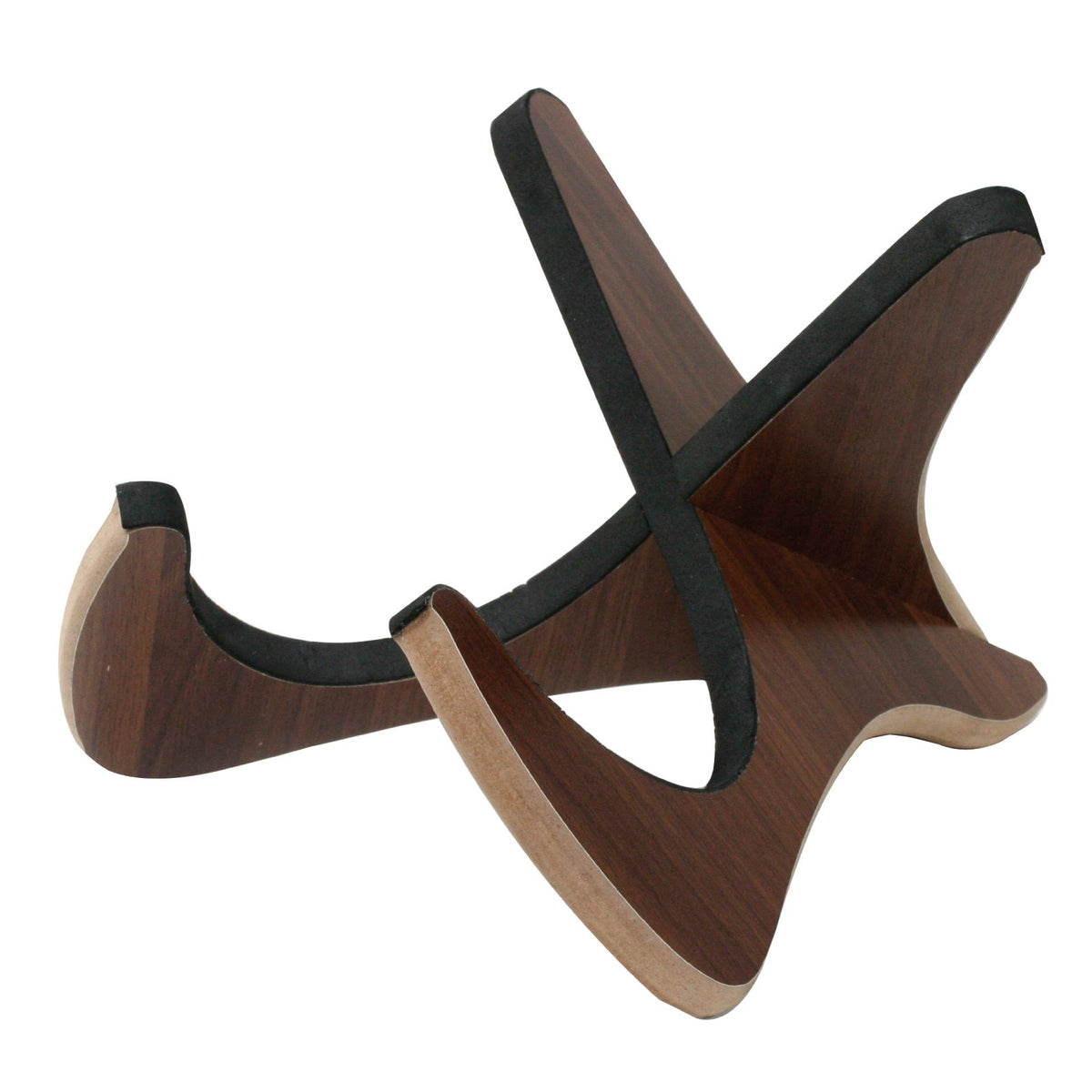 MAHALO Ukulele Stand, Braun, 高さ X 160mm、幅 X 215mm、奥行き X 245mm (US-02)