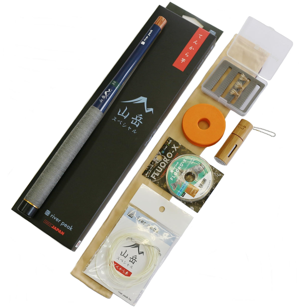 river peak SANGAKU Special Tenkara Rod (Full Kit, 2.7m)