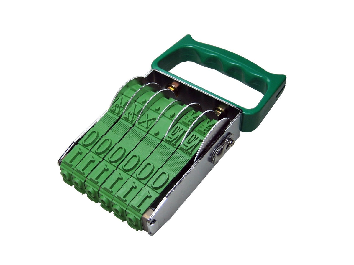 Sanby TK-006 Rotating Stamp Techno-Touch 6 Consecutive Western Mincho TK-006