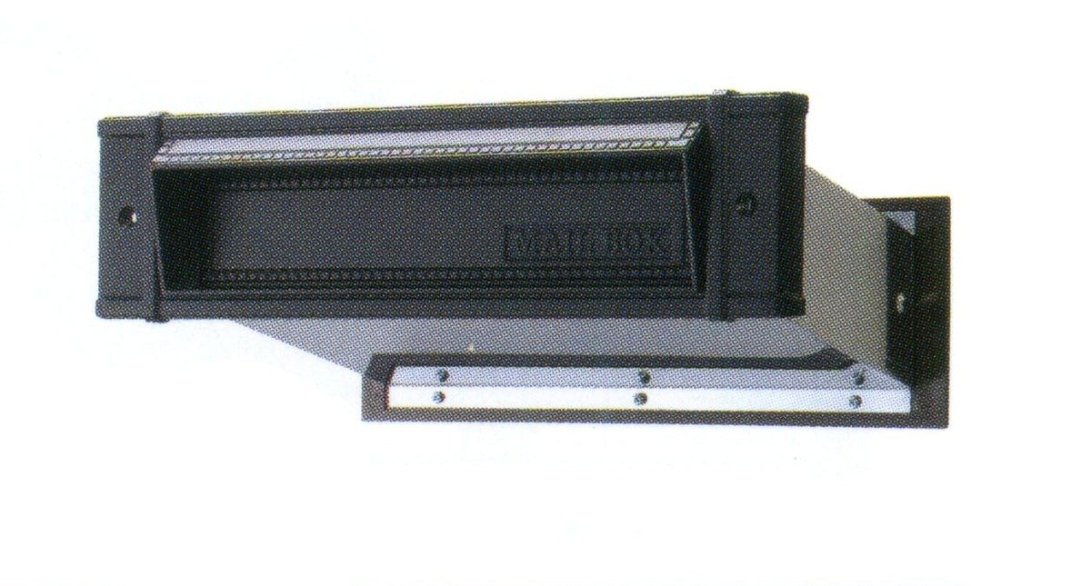 aiwa Mail Chute Large Wall No. 18 Black