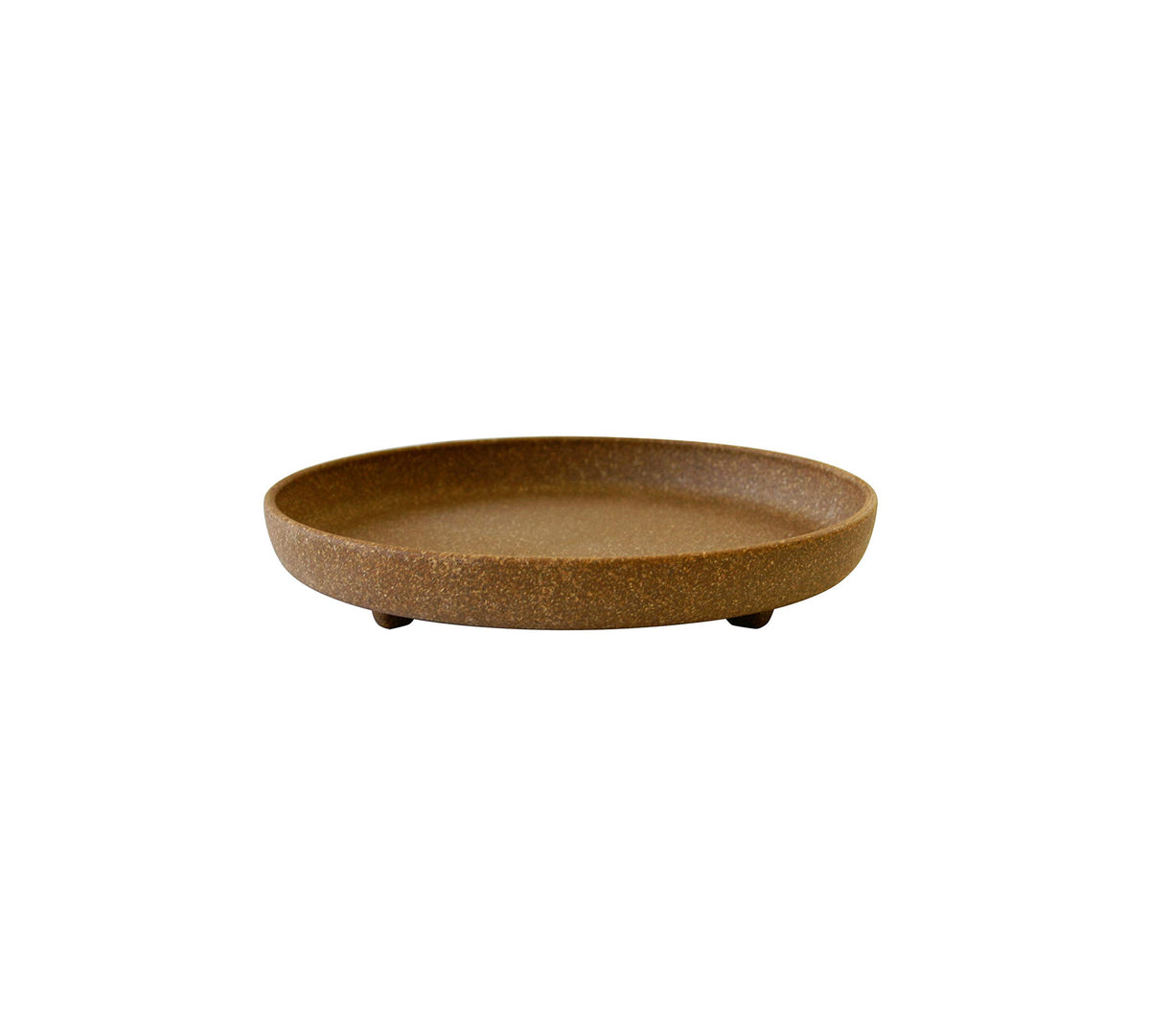 Yahata Kasei Eco Plate/Saucer, Round, No. 7, Natural "Hachiman gardens:arbre"