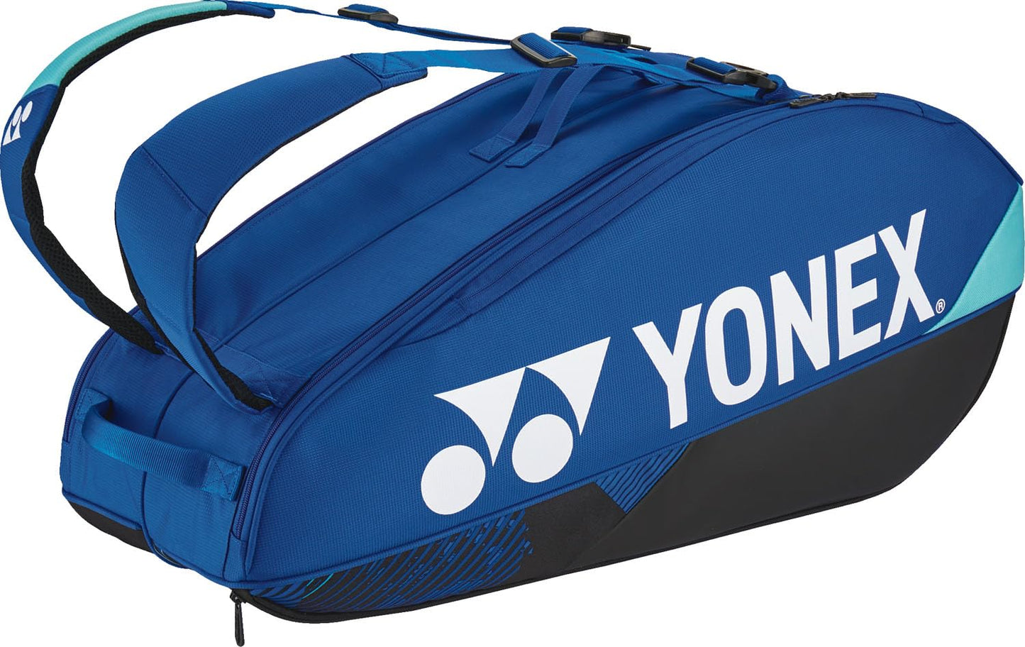 YONEX Tennis Badminton Racket Bag, Holds 6 Rackets, Cobalt Blue