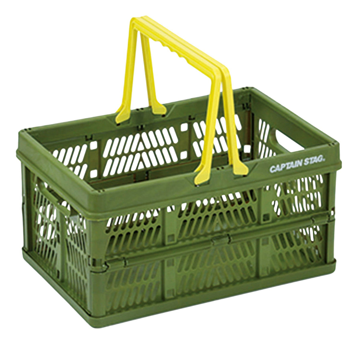 Captain Stagg (CAPTAIN STAG) Folding containers Folding Handy Container L Size Green UL-1012