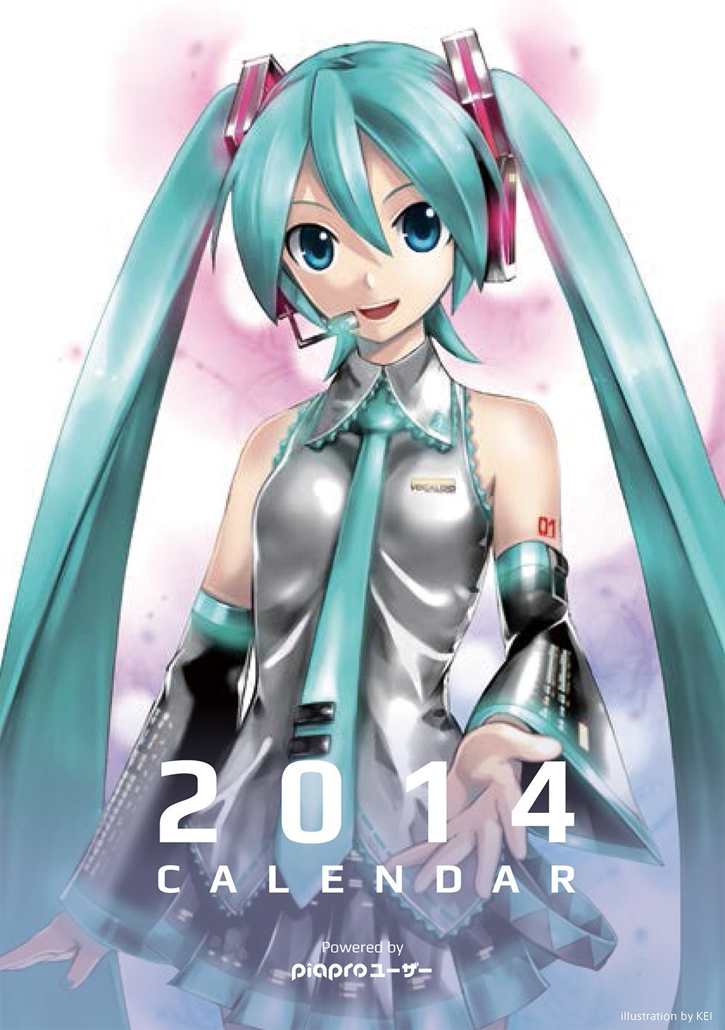 Hatsune Miku 2014 Calendar(Not included CD-ROM)