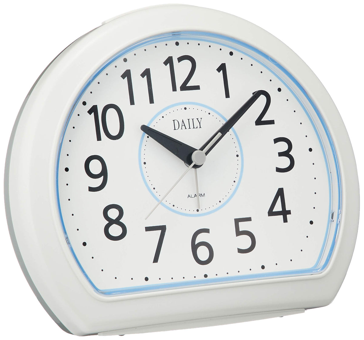Rhythm Rhythm R550 4SE550DN04 Quartz Alarm Clock Analog Electronic Sound Easy Read Clear Letters White Daily (Daily)