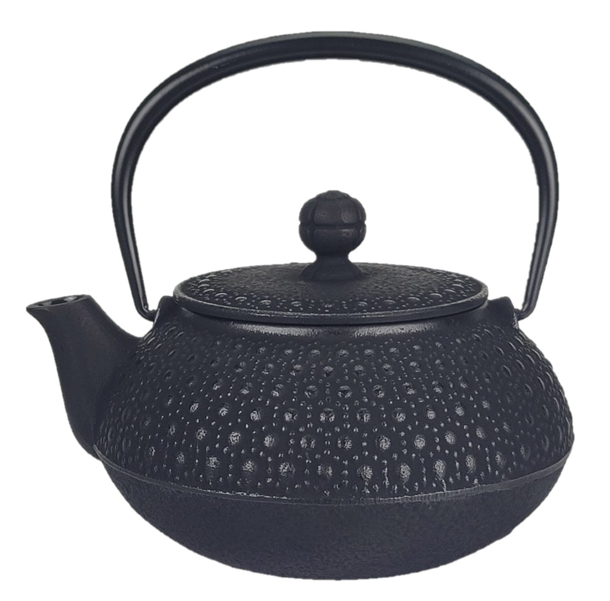 Iwachu 12304 Teapot, Type 5 Turtle Shell, Black, 1.2 gal (0.65 L), Inner and Lid Back, Enameled Processing, Nambu Ironware