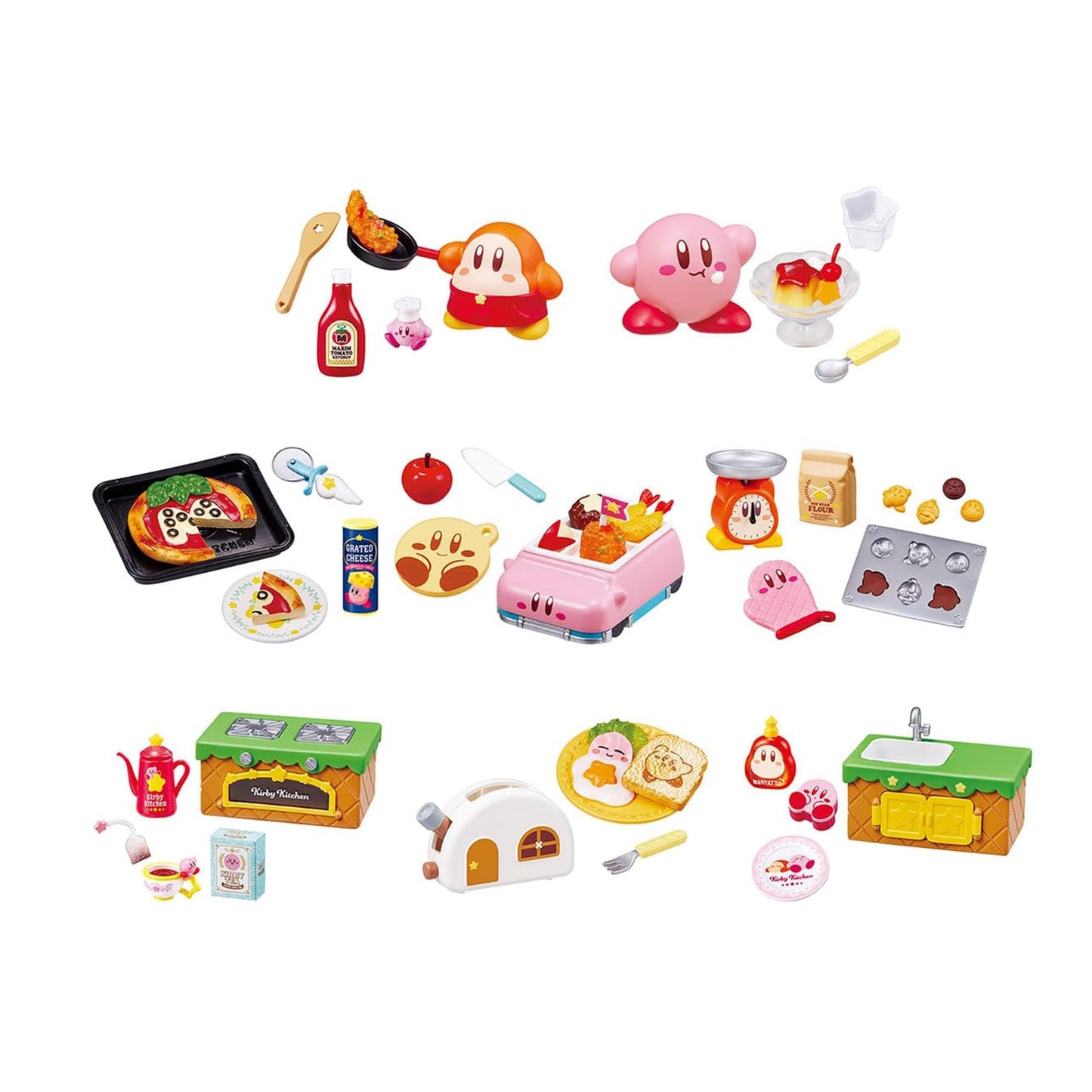 Re-Ment-Kirby Kitchen Trading Figures-Blind Box-1 of 8