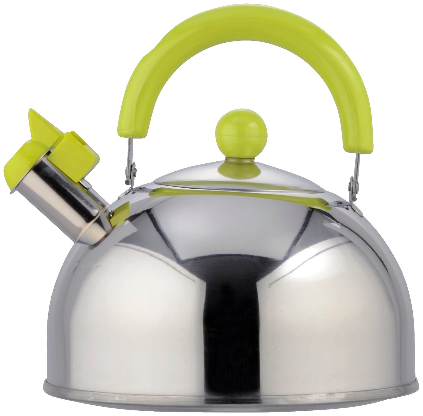 Wahei Freiz CR-5287 Kettle, Hot Water, Candyle, 0.6 gal (2.5 L), Green, Whistling Type, Induction Compatible