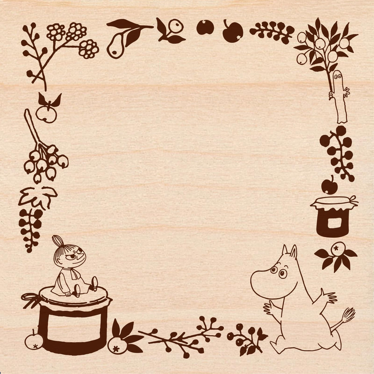 Beverly Stamp Stamp Irodori Hanko Moomin Fruit Wreath TSW-165