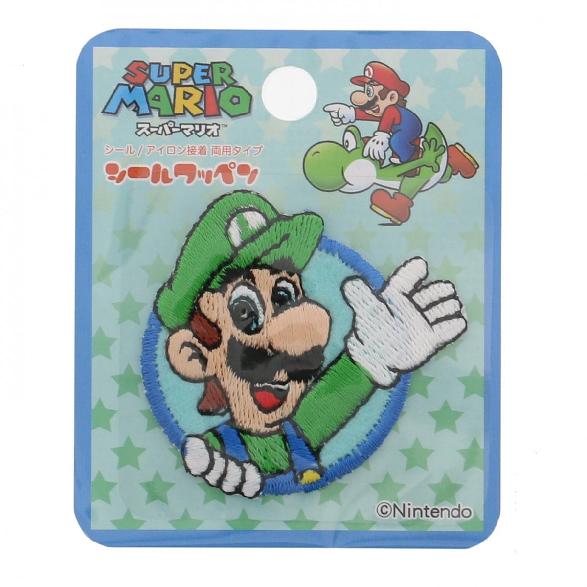 Inagaki clothing Super Mario seal emblem Luigi seal and ironing amphibious MRS008